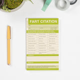 Knock Knock Fart Sticky Citation Pad - Knock Knock Stuff SKU 