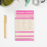 Knock Knock Badass Sticky Citation Pad - Knock Knock Stuff SKU 