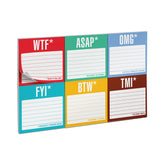 Honest Acronyms Sticky Notes Set / Packet