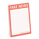 Knock Knock Fake News Great Big Sticky Notes Adhesive Paper Notepad - Knock Knock Stuff SKU 12543