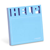 Knock Knock Help Diecut Sticky Notes Adhesive Paper Notepad - Knock Knock Stuff SKU 12563