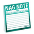 Knock Knock Nag Note Metallic Sticky Notes Adhesive Paper Notepad - Knock Knock Stuff SKU 12578