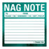 Knock Knock Nag Note Metallic Sticky Notes - Knock Knock Stuff SKU 
