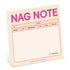 Knock Knock Nag Note Sticky Notes (Pastel Version) Adhesive Paper Notepad - Knock Knock Stuff SKU 12590