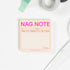 Knock Knock Nag Note Sticky Notes (Pastel Version) - Knock Knock Stuff SKU 