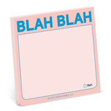 Knock Knock Blah Blah Sticky Notes (Pastel Version) Adhesive Paper Notepad - Knock Knock Stuff SKU 12595