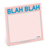 Knock Knock Blah Blah Sticky Notes (Pastel Version) Adhesive Paper Notepad - Knock Knock Stuff SKU 12595