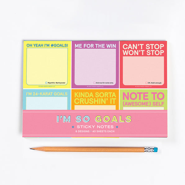 I’m So Goals Sticky Notes Set / Packet