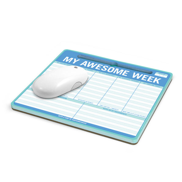 Knock Knock My Awesome Week Paper Mouse Pad