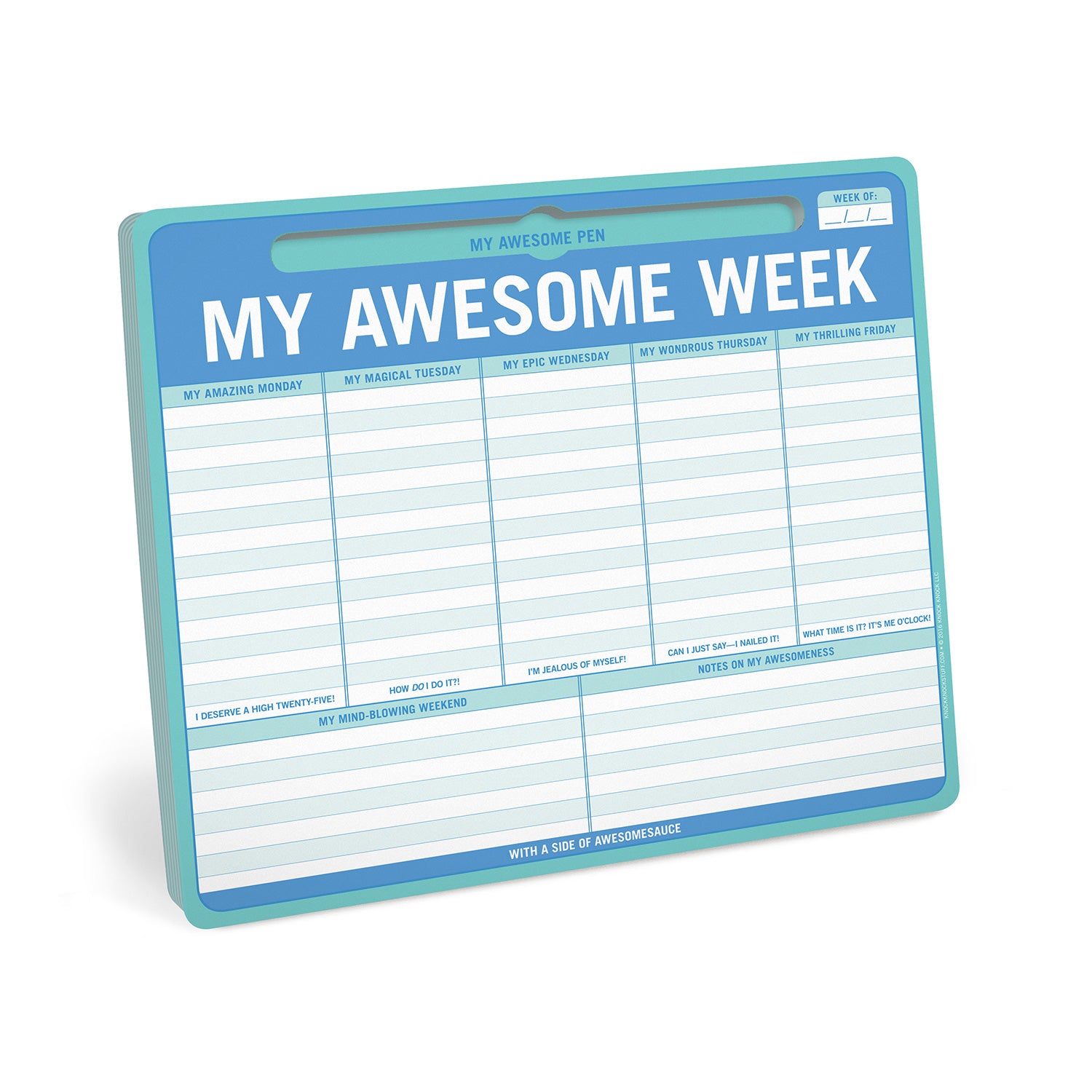 My Awesome Week Pen-to-Paper Mousepad