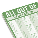 All Out Of® Pad with Magnet (Vegetarian)