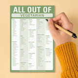 All Out Of® Pad with Magnet (Vegetarian)