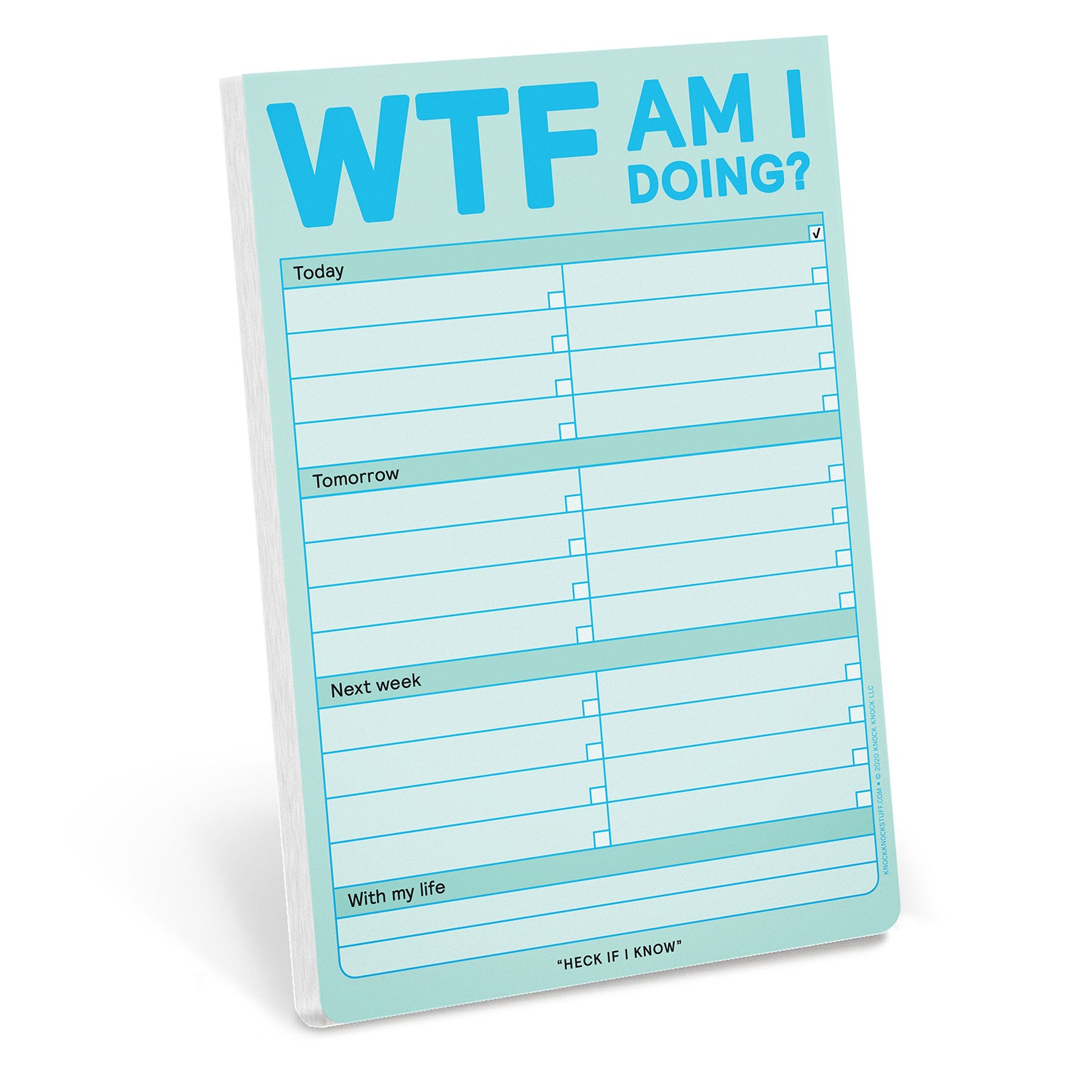 WTF Am I Doing? Pad (Pastel Version) by Knock Knock, SKU: 12620