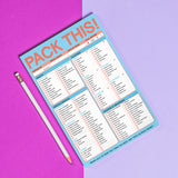 Pack This! Pad (Pastel Version) by Knock Knock, SKU: 12623