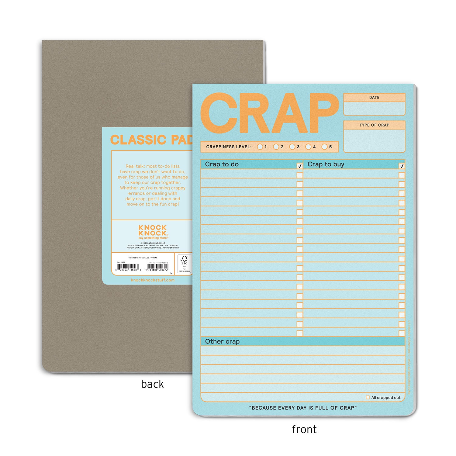 Crap Pad (Pastel Version) by Knock Knock, SKU: 12627