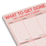 What to Get Done So I Can Have a Drink Pad (Pastel Version) by Knock Knock, SKU: 12630