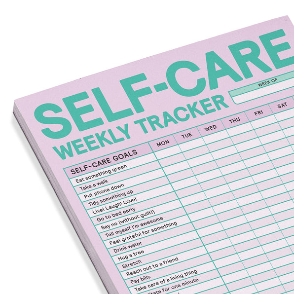 Knock Knock Self-Care Weekly Tracker Pad (Pastel Version), SKU 12633