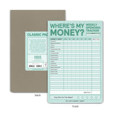 Weekly Money Tracker Pad by Knock Knock, SKU 12634