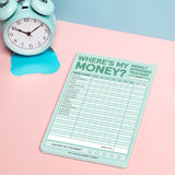 Weekly Money Tracker Pad by Knock Knock, SKU 12634