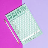 Weekly Money Tracker Pad by Knock Knock, SKU 12634