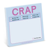 Knock Knock Crap Sticky Note (Pastel Version) Adhesive Paper Notepad - Knock Knock Stuff SKU 12712