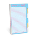 Knock Knock Note to Self Tabbed Sticky Notes Soft cover booklet with adhesive paper notepads - Knock Knock Stuff SKU 12735