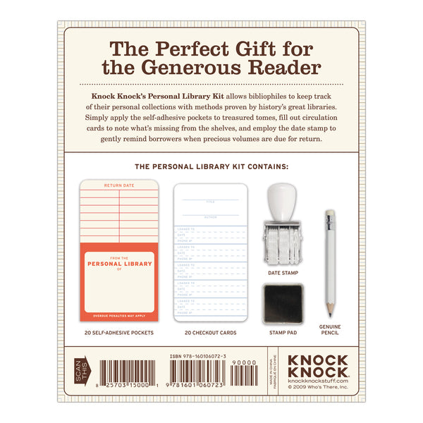Knock Knock® Personal Library Kit