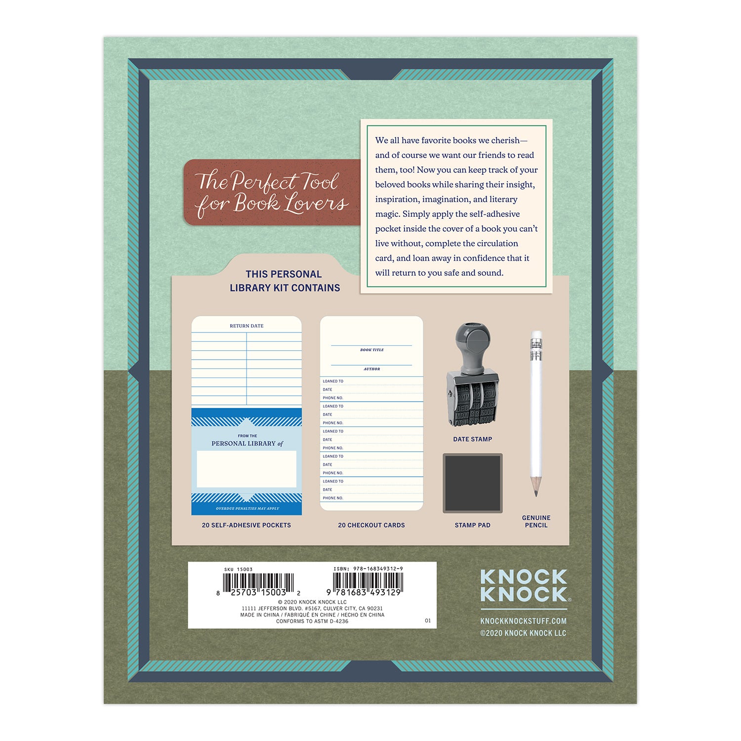 Personal Library Kit Classic Edition - Unique Gifts - Knock Knock —  Perpetual Kid