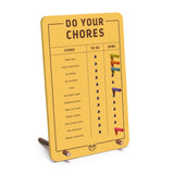 Knock Knock Do Your Chores Desktop Pegboard MDF Board with Pegs - Knock Knock Stuff SKU 15036