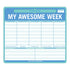 Knock Knock My Awesome Week Pen-to-Paper Mousepad Adhesive Paper Notepad - Knock Knock Stuff SKU 12614