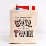 Knock Knock Evil Twin Tote - Knock Knock Stuff SKU 