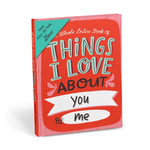 Knock Knock Em & Friends About You Fill in the Love® Book Fill-in-the-Blank Love about You Book - Knock Knock Stuff SKU 2-02647