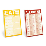 Knock Knock Let's Eat! Notepad Set - Knock Knock Stuff SKU 30030