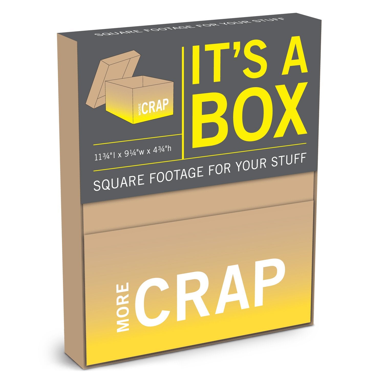 Knock Knock More Crap Box (Large) - Knock Knock Stuff SKU 