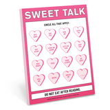 Knock Knock Sweet Talk Nifty Notes Paper Notepad - Knock Knock Stuff SKU 12095