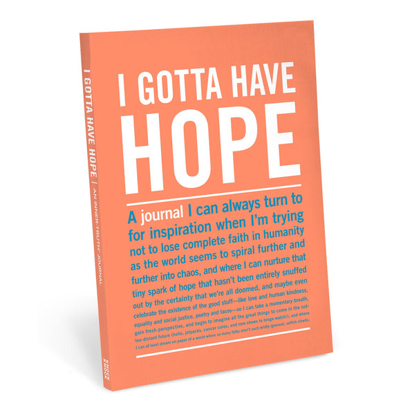 Knock Knock I Gotta Have Hope Inner-Truth® Journal Paperback Lined Notebook - Knock Knock Stuff SKU 50167