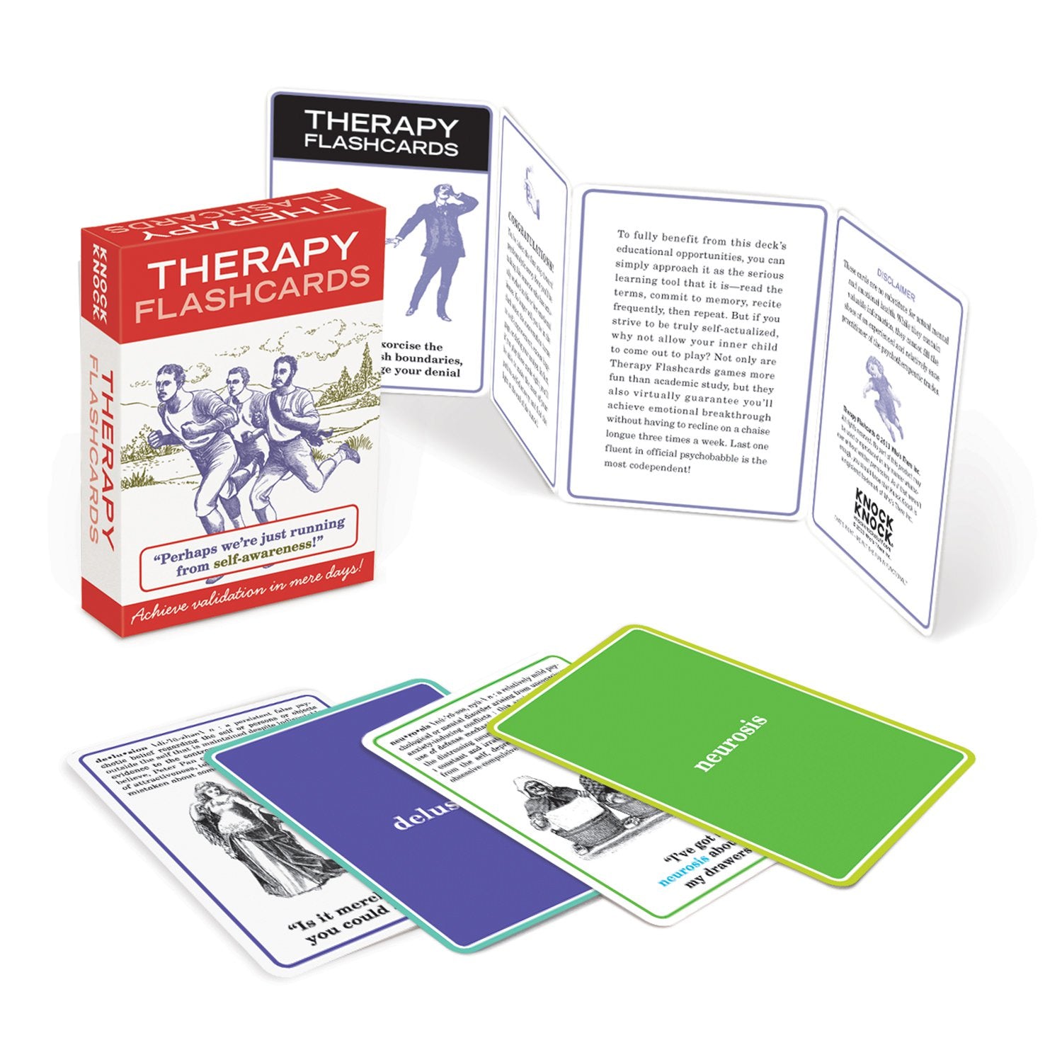 Knock Knock Therapy Flashcards - Knock Knock Stuff SKU 