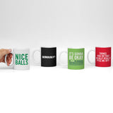 Knock Knock Nice Balls Mug - Knock Knock Stuff SKU 