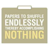 Knock Knock Useless / Nothing / Nosy File Folders - Knock Knock Stuff SKU 