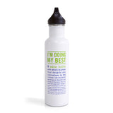 Knock Knock I'm Doing My Best Water Bottle - Knock Knock Stuff SKU 10178