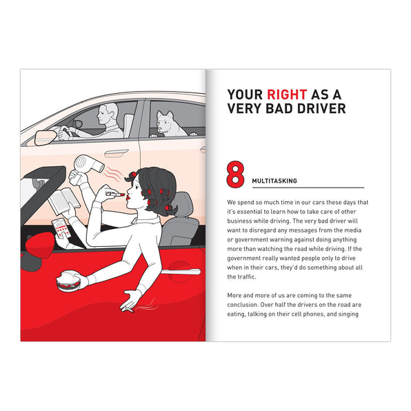 Knock Knock How to be a Very Bad Driver: 8 Proven Methods - Knock Knock Stuff SKU 