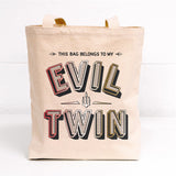 Knock Knock Evil Twin Tote - Knock Knock Stuff SKU 10170