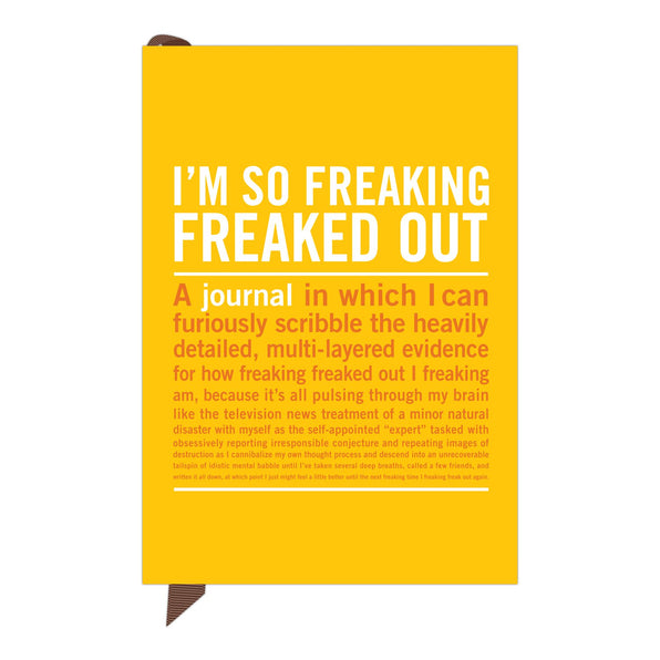 Knock Knock I'm So Freaking Freaked Out Mini Inner-Truth® Journal - Knock Knock Stuff SKU 
