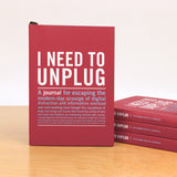 Knock Knock I Need to Unplug Mini Inner-Truth® Journal - Knock Knock Stuff SKU 