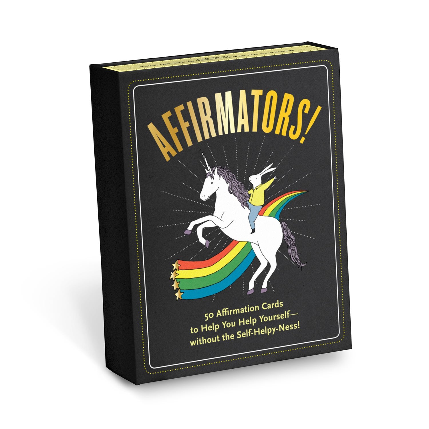 Knock Knock Affirmators!® 50 Affirmation Cards Deck Affirmation Cards by Suzi Barrett - Knock Knock Stuff SKU 12319