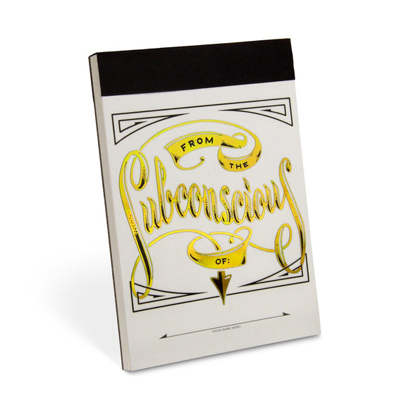 Knock Knock From the Subconscious of Alter Ego Notepad - Knock Knock Stuff SKU 12118