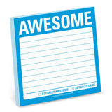 Knock Knock Awesome Sticky Notes Adhesive Paper Notepad - Knock Knock Stuff SKU 12469