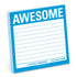 Knock Knock Awesome Sticky Notes Adhesive Paper Notepad - Knock Knock Stuff SKU 12469