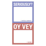 Knock Knock Seriously? / Oy Vey Mini Sticky Notes - Knock Knock Stuff SKU 