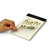 Knock Knock Dirty Mind Alter Ego Notepad - Knock Knock Stuff SKU 